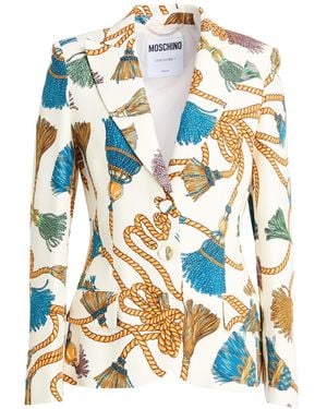 Moschino Blazer Viscose - White