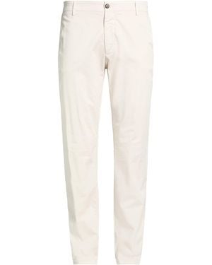 Eleventy Ivory Trousers Cotton, Elastane - Natural