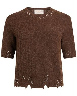 Kaos Pullover - Braun