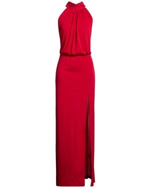Haveone Maxi Dress Polyester, Elastane - Red
