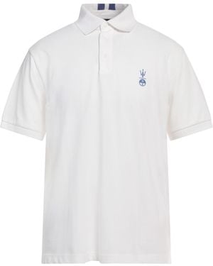 NORTH SAILS X MASERATI Polo Shirt Cotton, Elastane - White