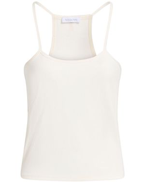 Patrizia Pepe Ivory Top Viscose, Elastane - White