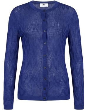 Missoni Dark Cardigan Viscose, Wool, Elastane, Polyamide - Blue