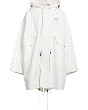 Raf Simons Overcoat & Trench Coat - White