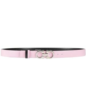 Ferragamo Belt Calfskin - White