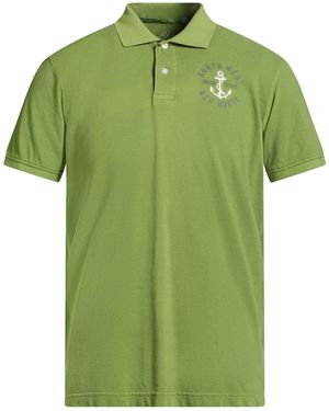 Harmont & Blaine Polo Shirts - Green