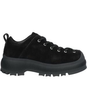 Jil Sander Trainers Leather - Black