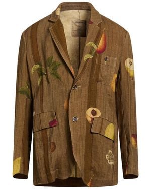 Uma Wang Tan Blazer Linen - Green