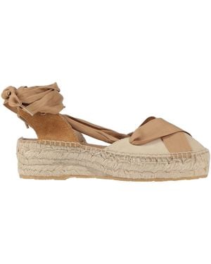 KARIDA Espadrilles Leather - Brown