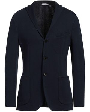Boglioli Midnight Blazer Cotton, Elastane - Blue