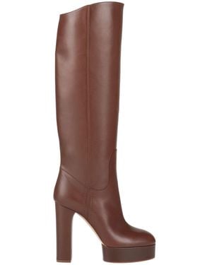 Casadei Chocolate Boot Calfskin - Brown