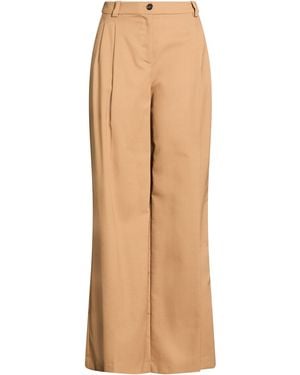 Pinko Pants Polyester, Wool - Natural