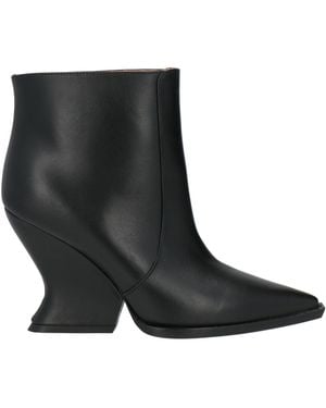 Alberta Ferretti Botines De Caña Alta - Negro