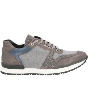 Gold Brothers Sneakers Leather, Textile Fibers - Gray