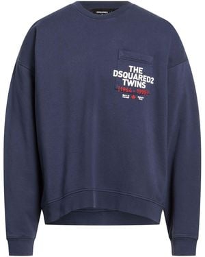 DSquared² Slate Sweatshirt Cotton - Blue