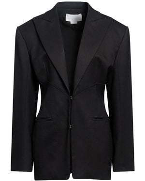Genny Blazer Viscose, Virgin Wool, Elastane - Black