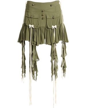 Aniye Records Mini Skirts - Green