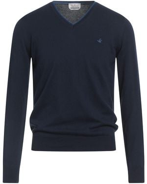 Brooksfield Midnight Sweater Cotton - Blue