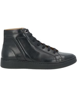 Testoni Sneakers Leather - Black