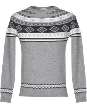 Daniele Alessandrini Light Sweater Acrylic, Polyamide, Viscose, Wool, Elastane - Gray