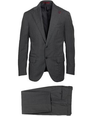 Isaia Suit Wool - Black