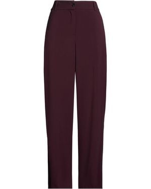 Motel Pants Polyester, Viscose, Elastane - Purple