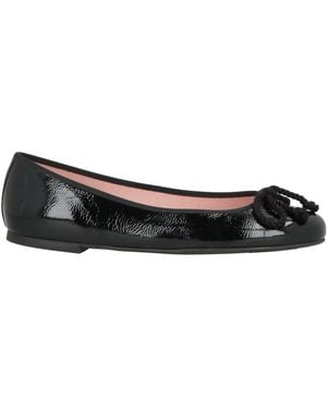 Pretty Ballerinas Ballet Flats Rubber - Black