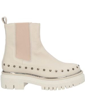 Marian Ankle Boots - Natural