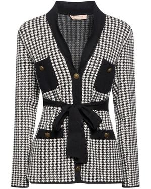 Twinset Jacket Viscose, Polyester, Polyacrylic - Black