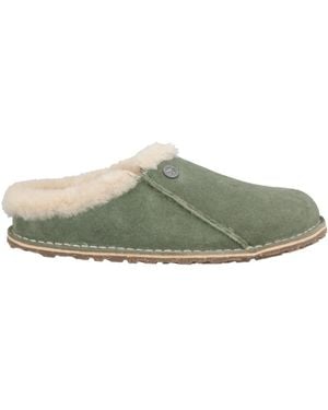 Birkenstock Zermattpre Military Mules & Clogs Leather - Green