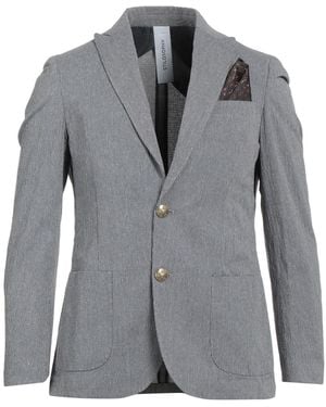 Stilosophy Blazer Cotton, Polyester, Elastane - Gray