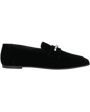 Emporio Armani Loafers Textile Fibres - Black
