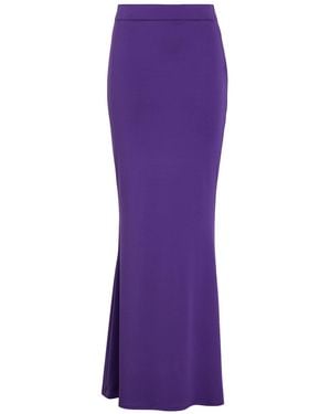 8 by YOOX Maxi Skirt - Purple