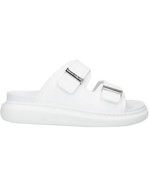 McQueen Hybrid Rubber Slides - White