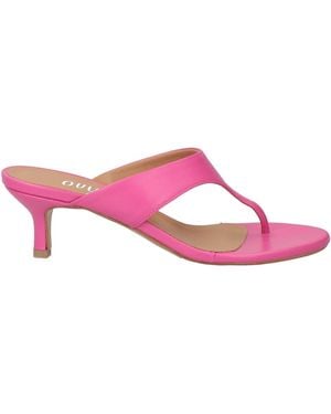 Ovyè Thong Sandal Leather - Pink