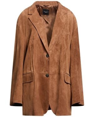 Weekend by Maxmara Jacket Goat Skin - Brown