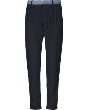 Daniele Alessandrini Trousers Polyester, Viscose - Blue