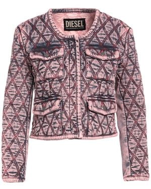 DIESEL Denim Outerwear - Red