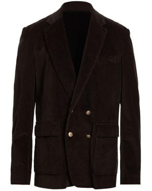 Grifoni Chocolate Blazer Cotton, Elastane - Black