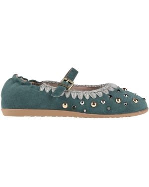 Mou Ballet Flats - Green