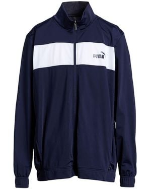 PUMA Midnight Sweatshirt Polyester - Blue