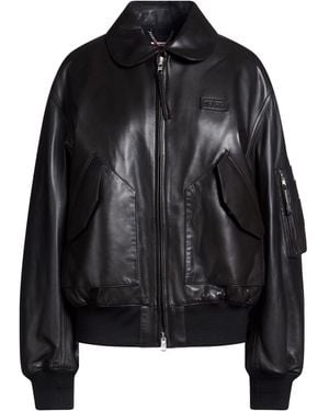 KENZO Jacket Lambskin - Black