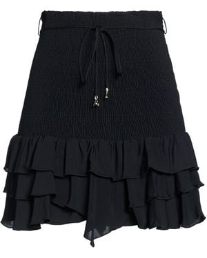 Patrizia Pepe Mini Skirt Viscose - Blue