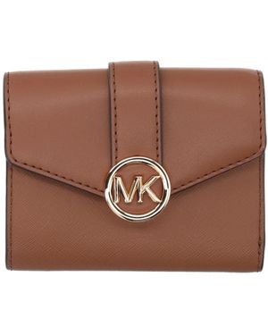 MICHAEL Michael Kors Wallet Textile Fibres - Brown