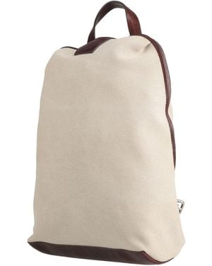 Il Bisonte Backpack Textile Fibers, Leather - Natural