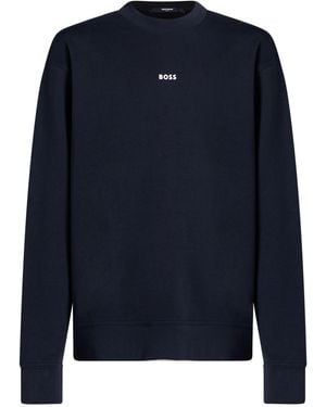 BOSS Sweatshirt Cotton - Blue