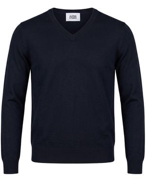 Alpha Studio Pullover - Blau