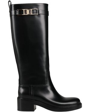 Ferragamo Boot Calfskin - Black