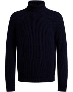 Alpha Studio Rollkragenpullover - Blau