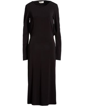 MEIMEIJ Midi Dress Acetate, Polyamide, Elastane - Black